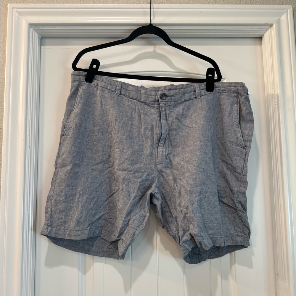 Men's blue Gray Casual Shorts